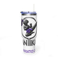 Martial Arts 40oz Tumbler — 'Antika' Purple Belt Kick Travel Mug