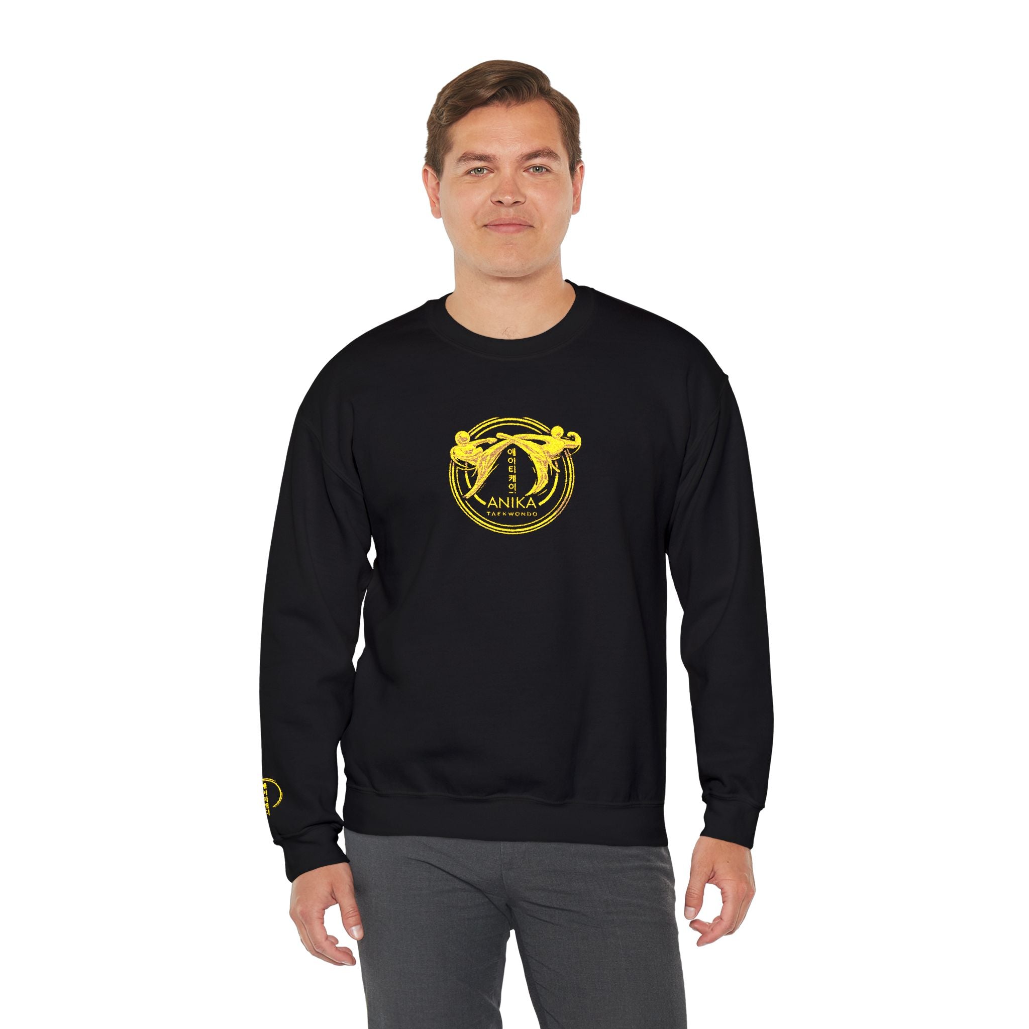 Gold Anika Tae Kwon Do Crewneck Sweatshirt