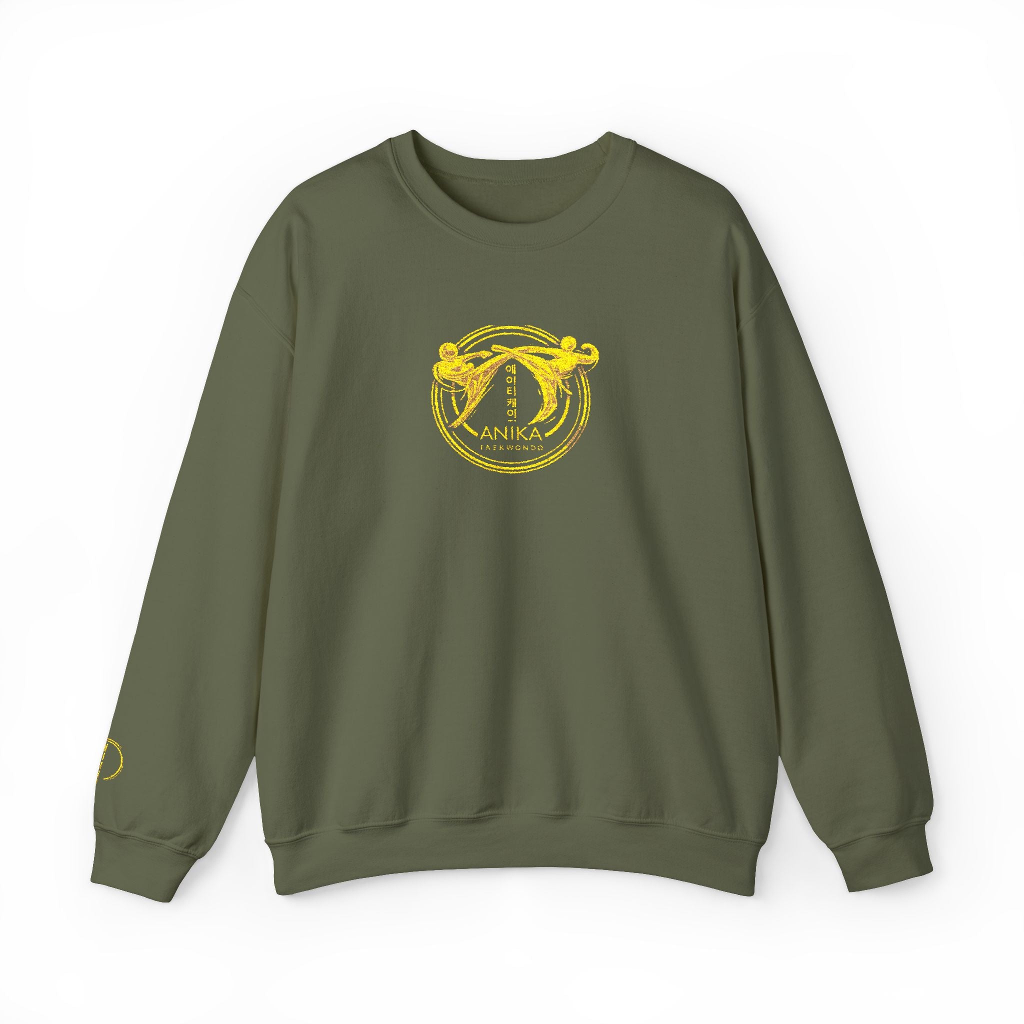 Gold Anika Tae Kwon Do Crewneck Sweatshirt