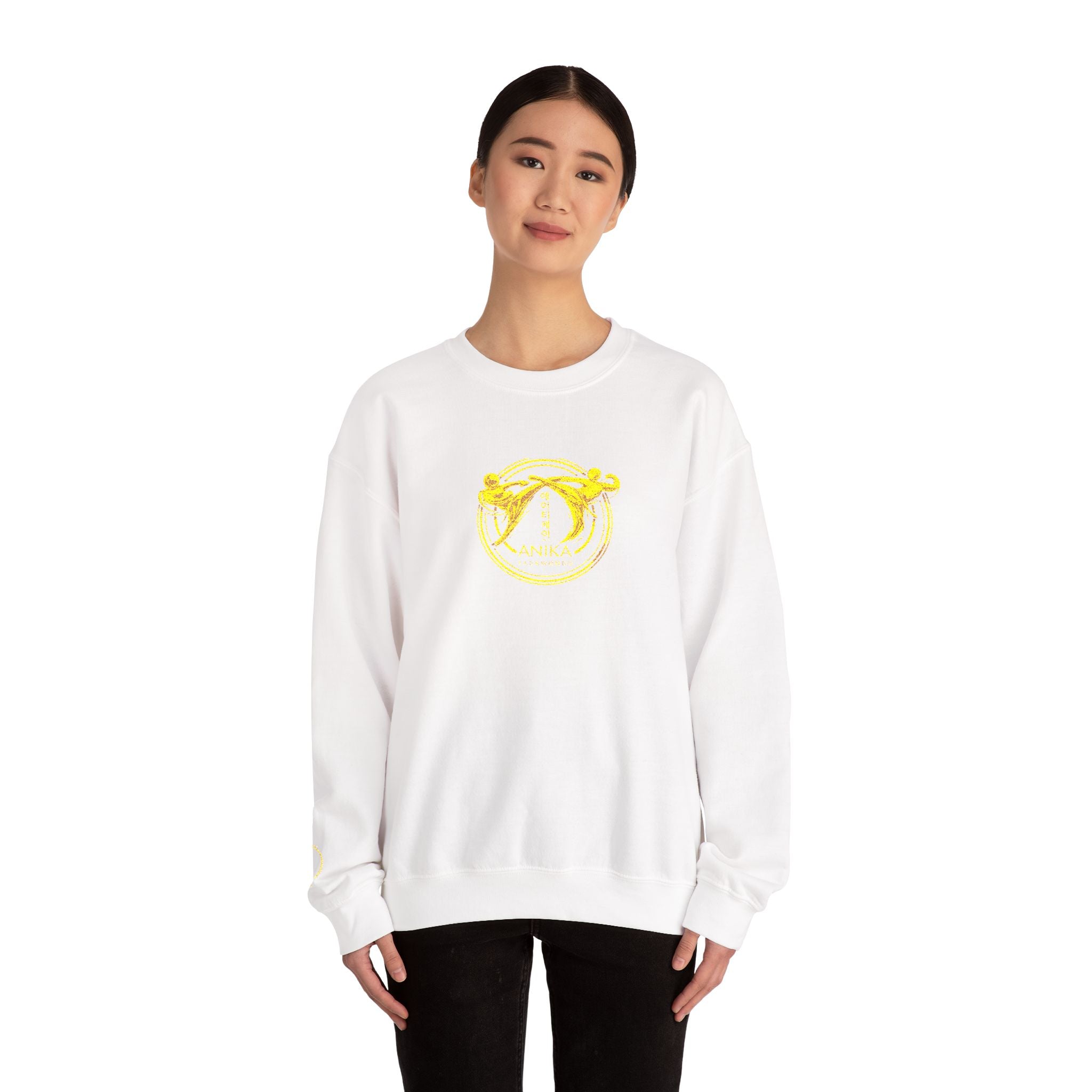 Gold Anika Tae Kwon Do Crewneck Sweatshirt