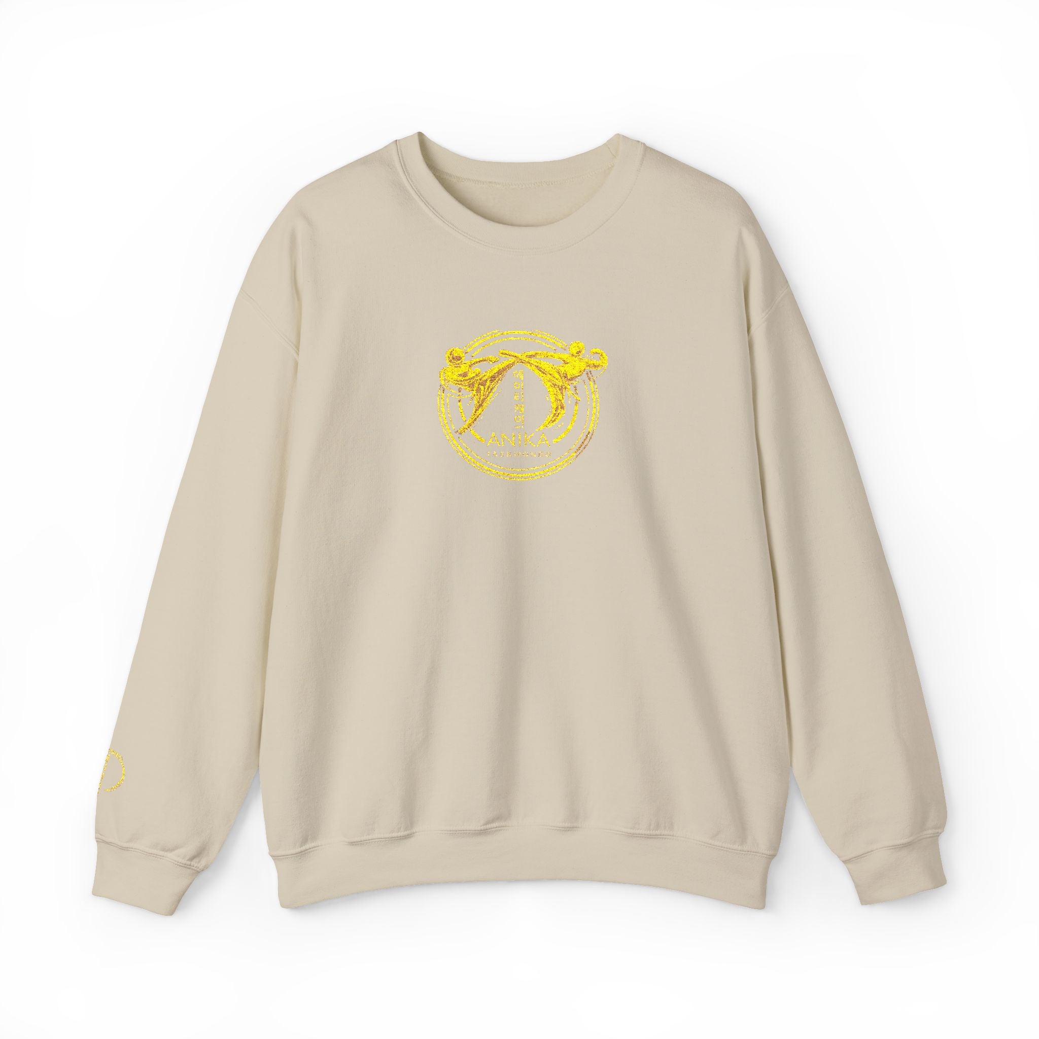 Gold Anika Tae Kwon Do Crewneck Sweatshirt