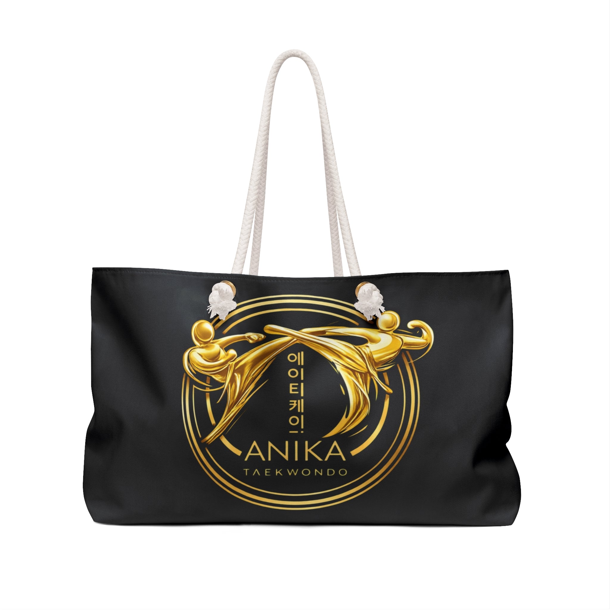 Anika Taekwondo Gold Emblem Weekender Bag