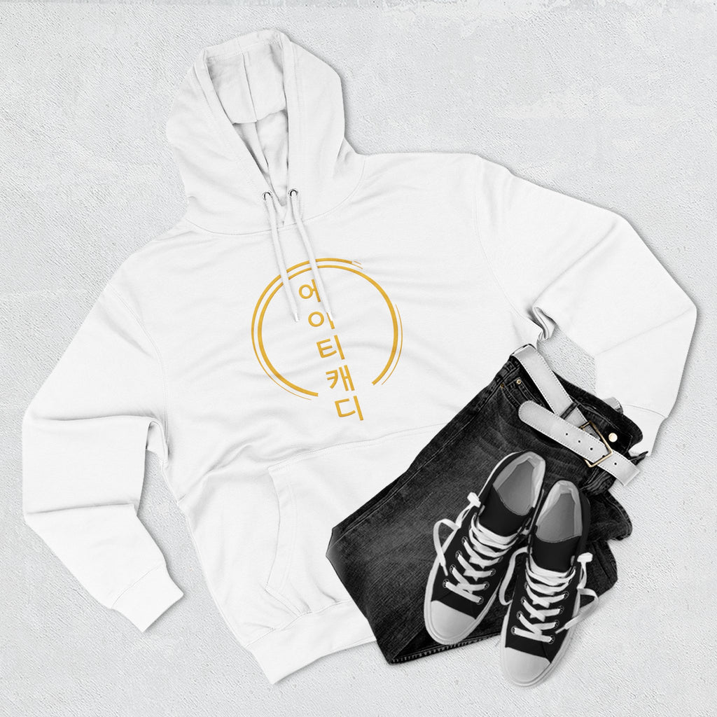 Anika Tae Kwon Do Korean Script Minimalist Circle Hoodie