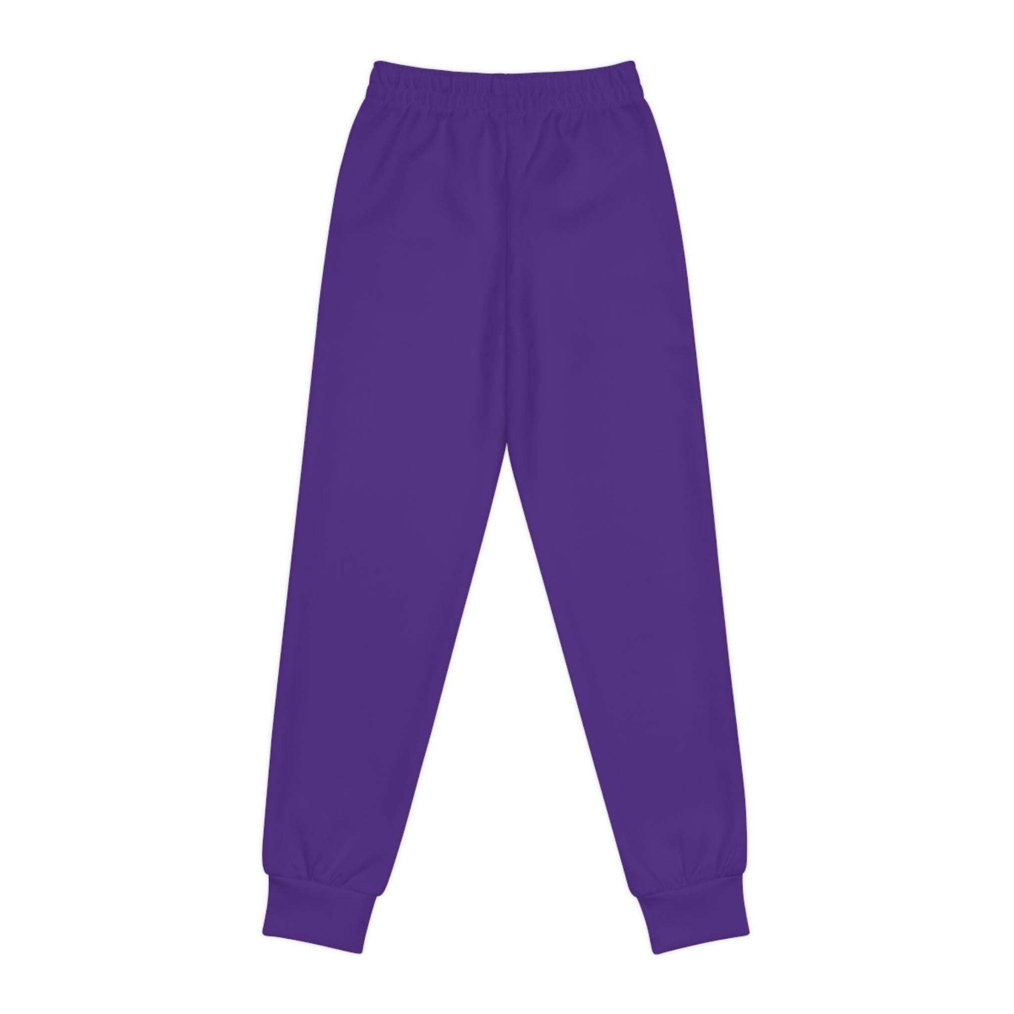Anika Taekwondo Youth Purple Joggers with Golden Sports Emblem