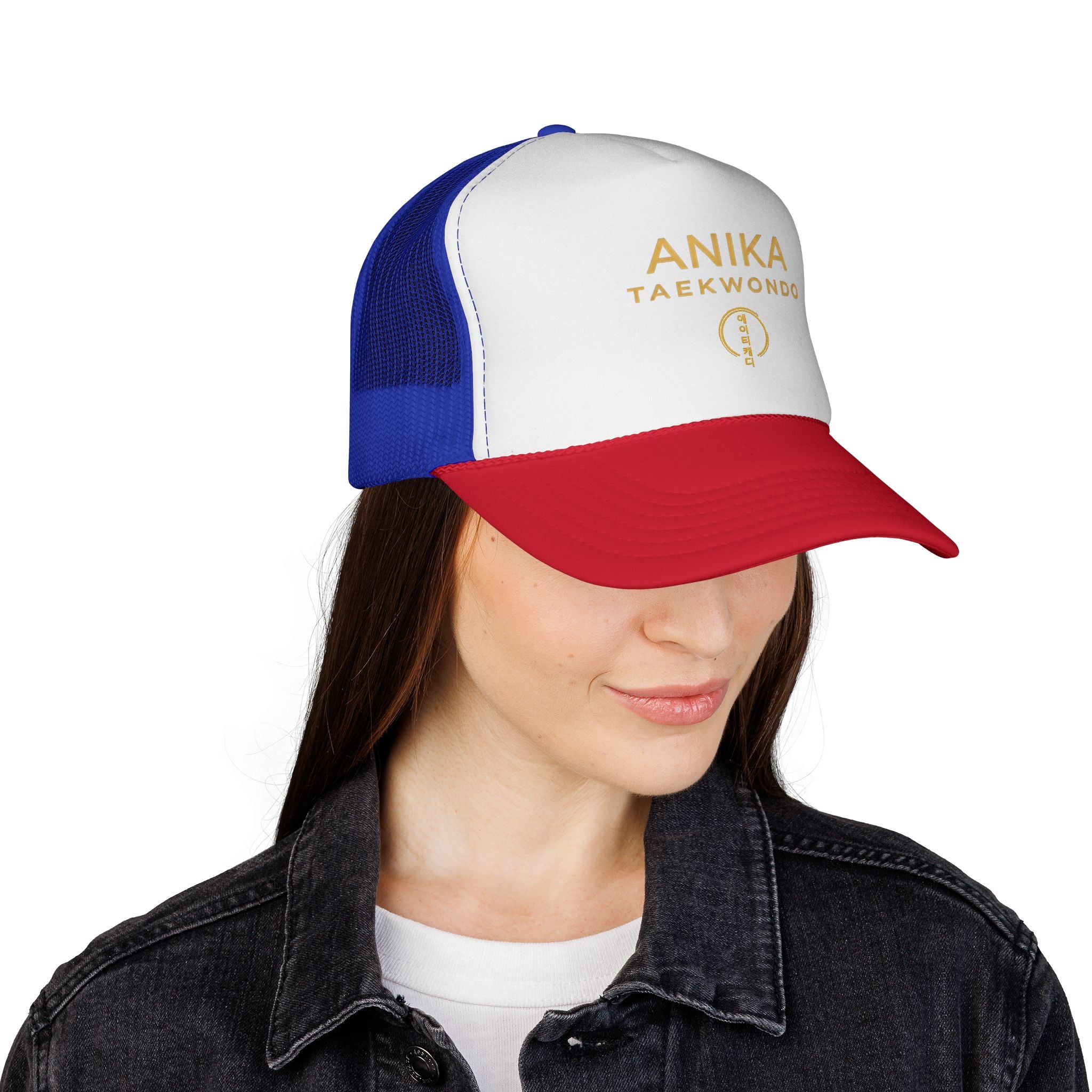 Anika Taekwondo Trucker Hat — Personalized Martial Arts Cap