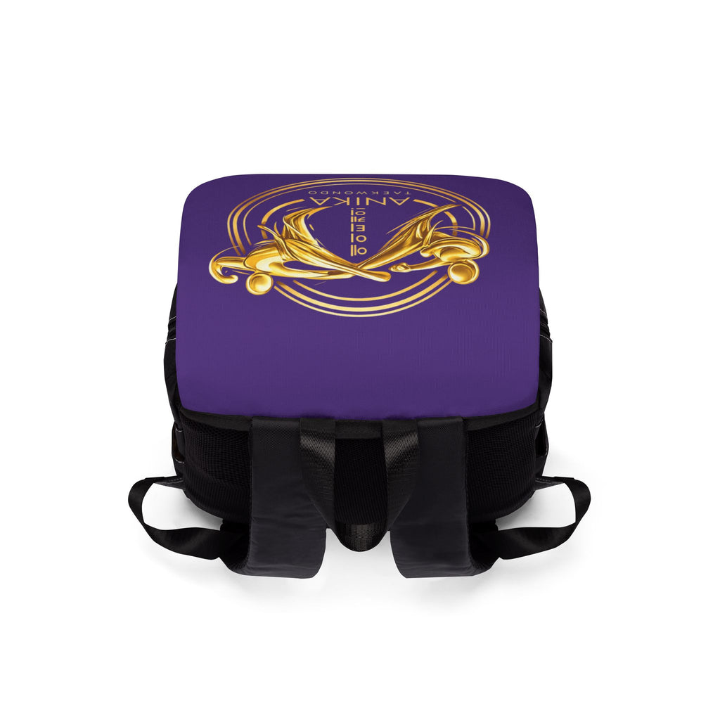 Taekwondo Anika Kids Backpack — Purple Martial Arts Shoulder Bag