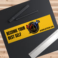 Bumper Sticker — 'Become Your Best Self' Martial Arts Inspirational Sticker