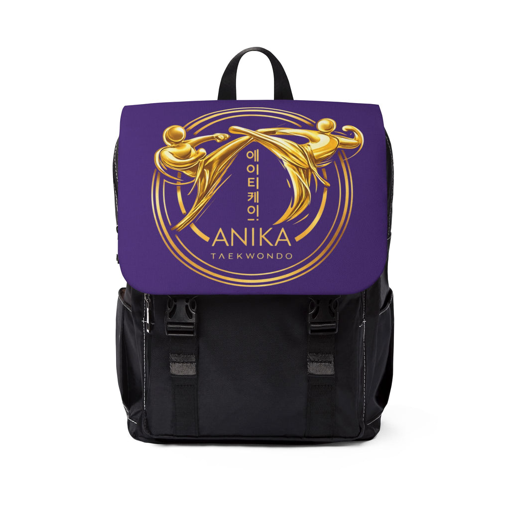 Taekwondo Anika Kids Backpack — Purple Martial Arts Shoulder Bag