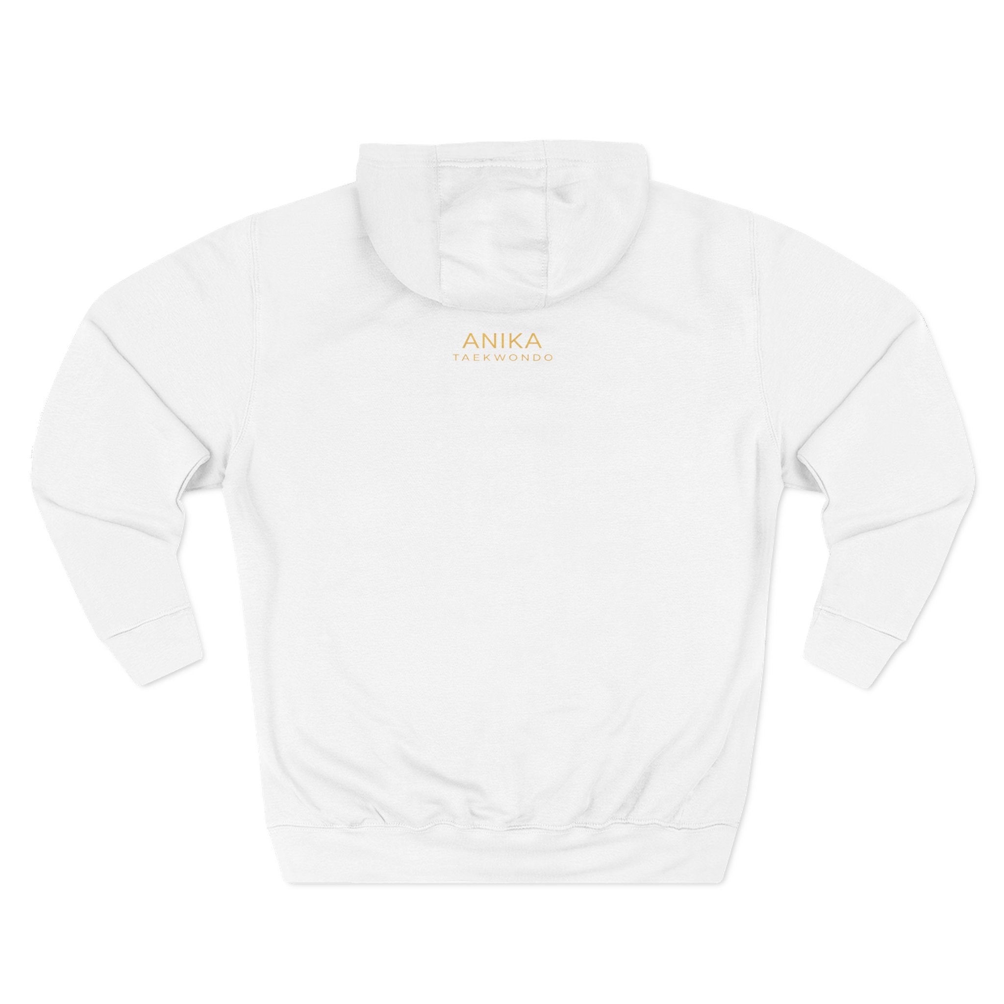 Anika Tae Kwon Do Korean Script Minimalist Circle Hoodie