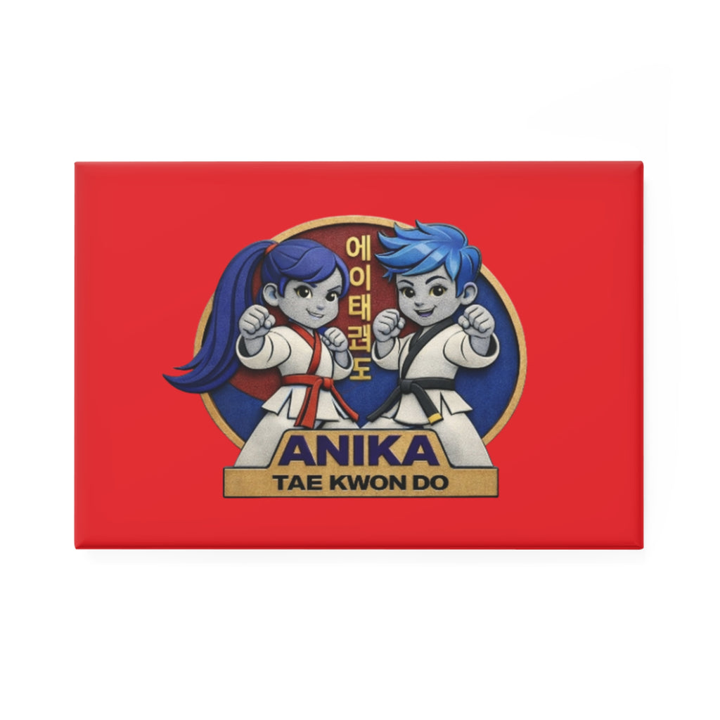 Copy of Taekwondo Kids Rectangle Magnet — Personalized "ANIKA" Martial Arts Design