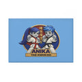 Taekwondo Kids Rectangle Magnet — Personalized "ANIKA" Martial Arts Design