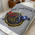 Taekwondo Velveteen Plush Blanket — ANIKA Martial Arts Logo