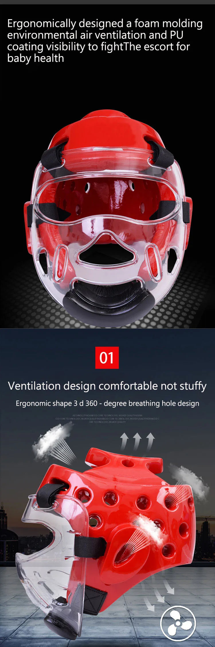 Professional Kick Boxing Sanda Mma Head Protector MMA Helmet Muay Thai Boxing Taekwondo Karate Guard Head WTF Kickboxing