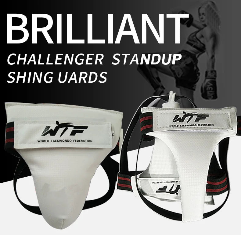 Taekwondo Crotch Protector Shin Guard Sanda Protector Taekwondo Training Gear Guard Child Adult Jockstrap Body Protecter Crotch