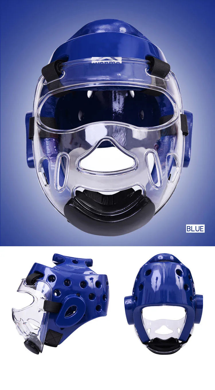 Professional Kick Boxing Sanda Mma Head Protector MMA Helmet Muay Thai Boxing Taekwondo Karate Guard Head WTF Kickboxing