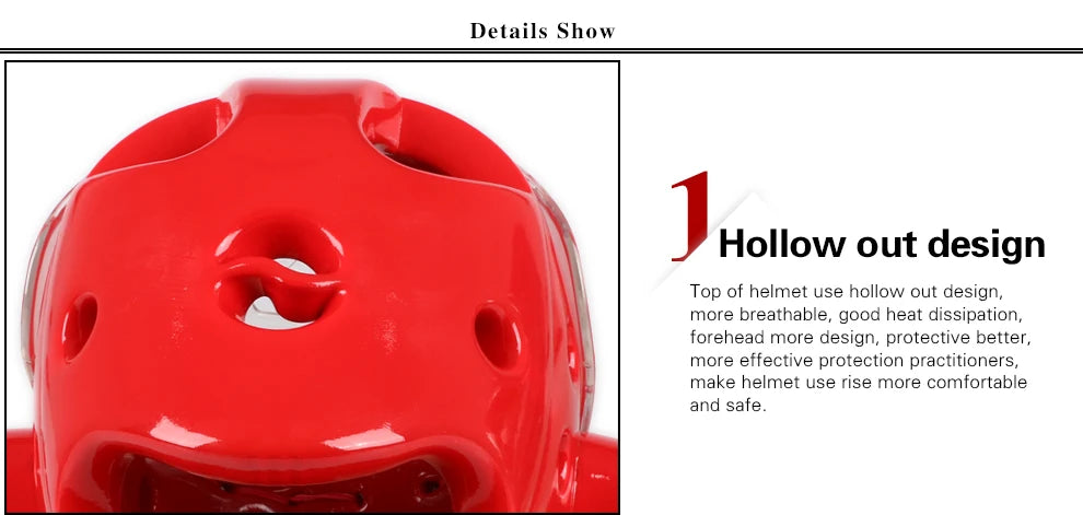 Full Face Head Guard Karate Helmet Taekwondo Headgear MMA Kick Boxing Head Protector Professional Training Helmets