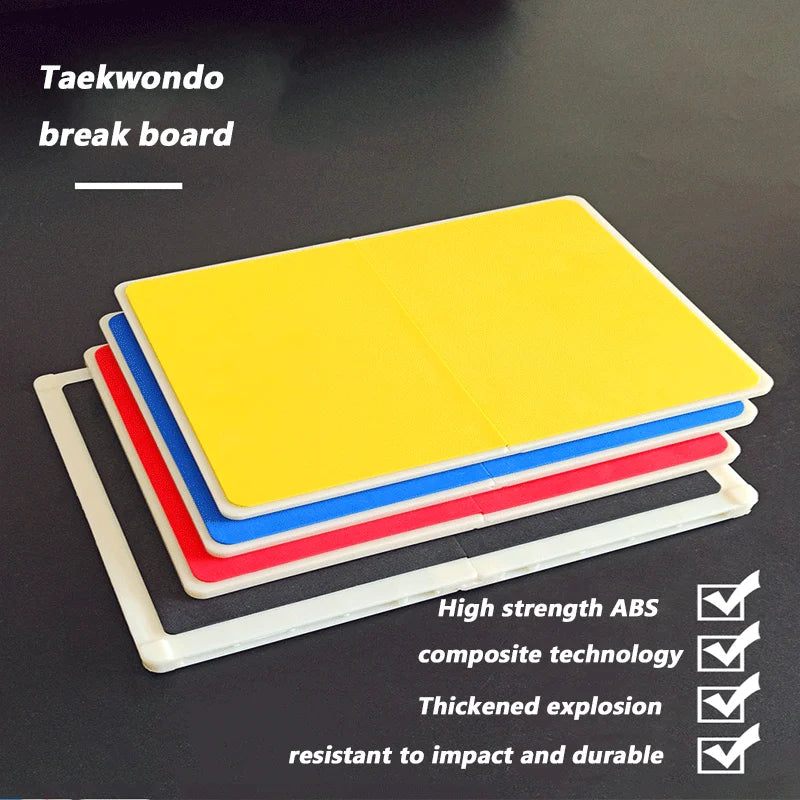 Taekwondo Break Board High Strength Plastic Reusable Professional Board Karate Martial Arts Break Board Training Equipment