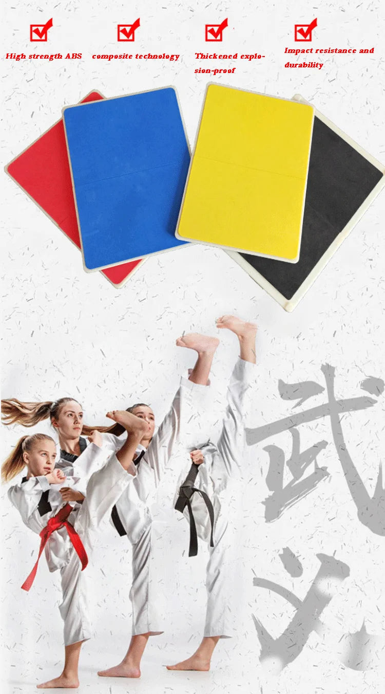 Taekwondo Break Board High Strength Plastic Reusable Professional Board Karate Martial Arts Break Board Training Equipment