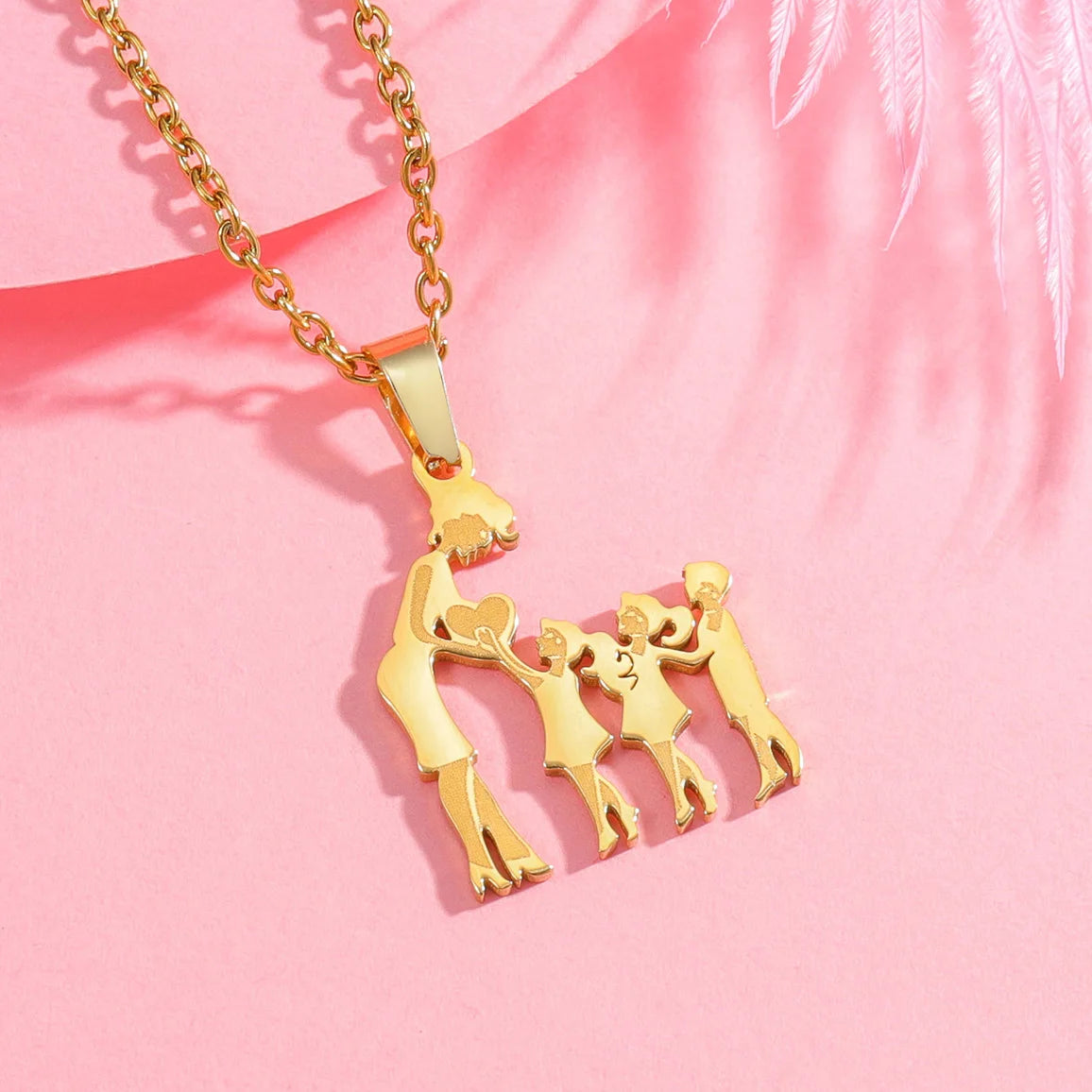 Taekwondo Kongfu Fight Figure Women Pendant Necklace Stainless Steel Karate Fight Chain Necklace Jewelry for Sportsman