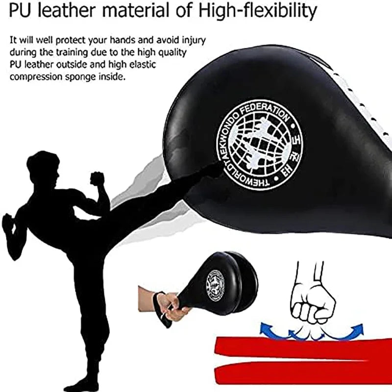 1/2Pcs Taekwondo Kick Pads Kicking Target Pads Punching Paddles for Tae Kwon Do Karate Kick boxing Martial Arts Training