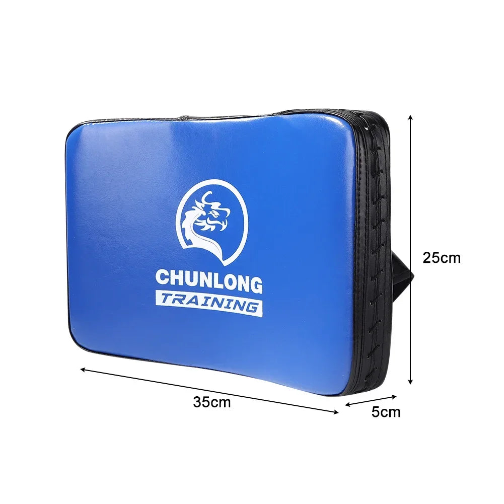 PU Leather MMA Muay Thai Sanda Karate Foot Target Taekwondo Boxing Kicking Pad Thicken Fitness Punching Bag Boxing Target Mat