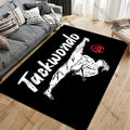 15 Size Martial Arts Taekwondo Pattern Rug Carpet for Living Room Bathroom Mat Creative Doormat Carpet for Bedroom Home Play Mat