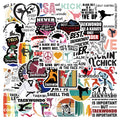 50pcs Funny Cartoon Taekwondo Stickers For Luggage Laptop Phone Waterbottle Waterproof Graffiti Bicycle Car Decals Kids Toy