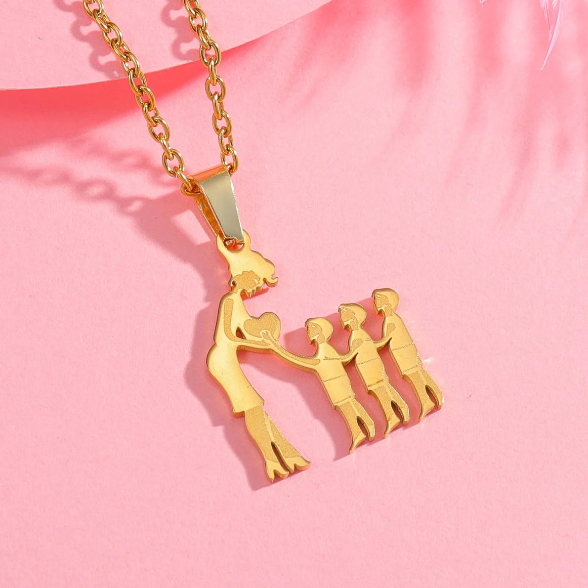 Taekwondo Kongfu Fight Figure Women Pendant Necklace Stainless Steel Karate Fight Chain Necklace Jewelry for Sportsman