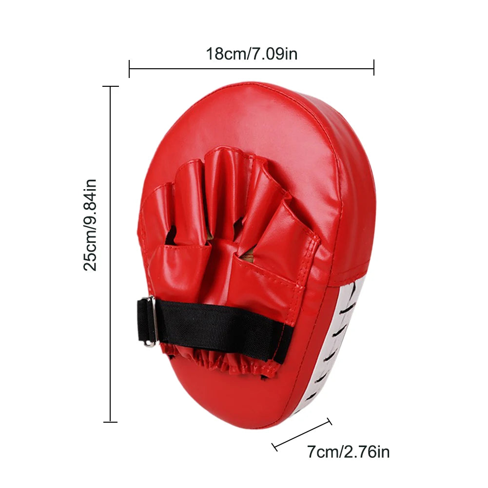 Boxing Gloves Pad PU Leather Punch Hand Target Bag for Adults Kids MMA Karate Muay Thai Free Fight Sanda Training Equipment