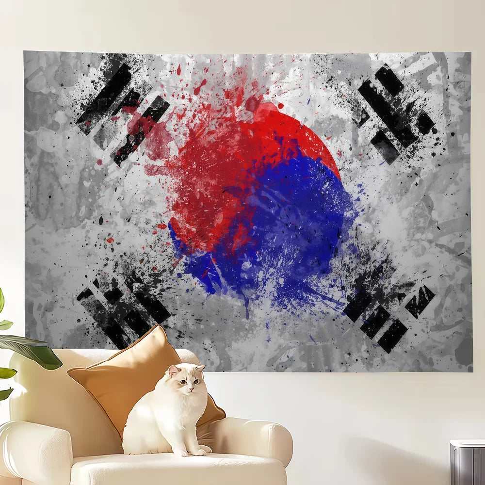 South Korea Flag flag Decoration Art Picnic Party Home Hanging Camping Outdoor Party Banner