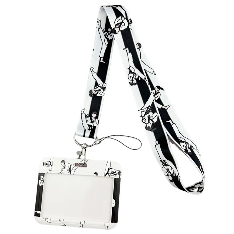 Taekwondo Neck Strap Lanyard keychain Mobile Phone Strap ID Badge Holder Rope Key Chain Keyrings Accessories Webbings Ribbons