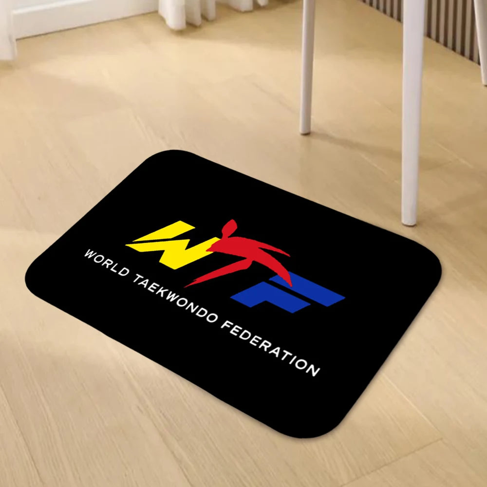 WTF World Taekwondo Federation  Doormat Living Room Carpet Entrance Bathroom Floor Mat  Door Rug Home Decoration 241
