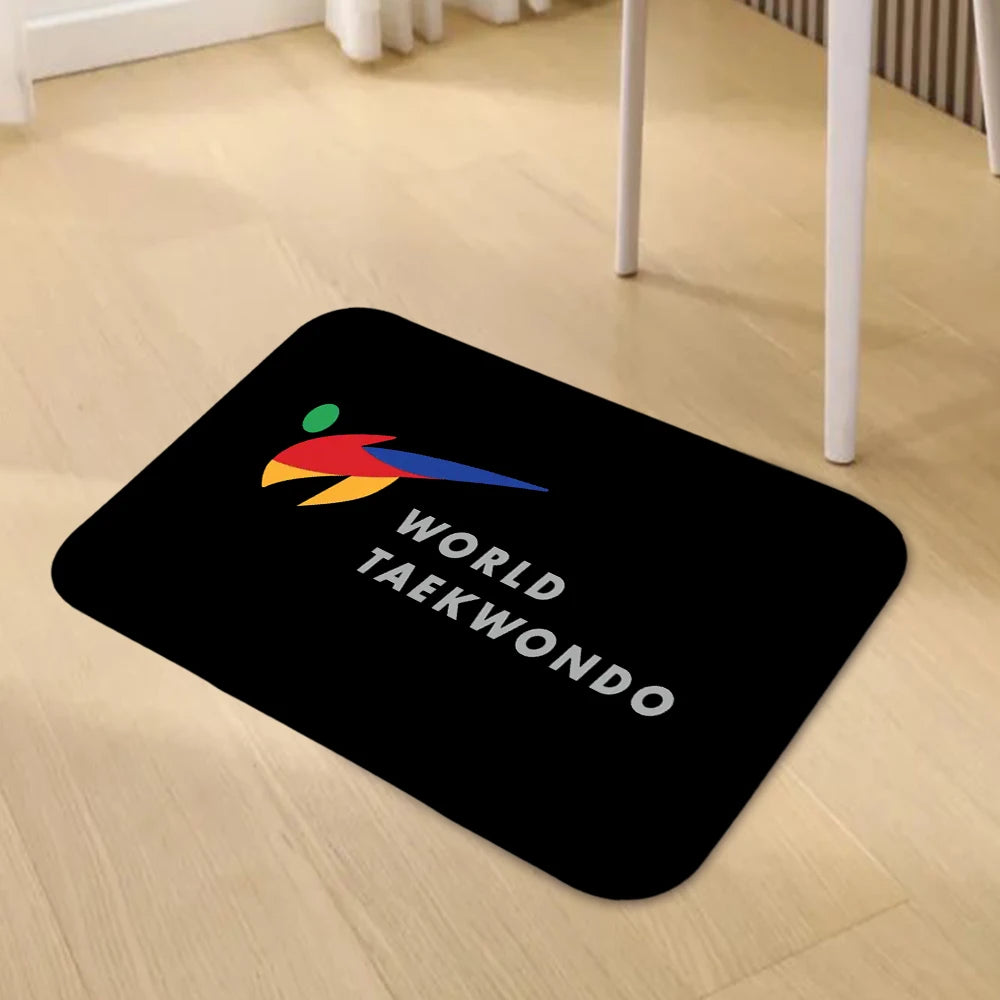 WTF World Taekwondo Federation  Doormat Living Room Carpet Entrance Bathroom Floor Mat  Door Rug Home Decoration 241
