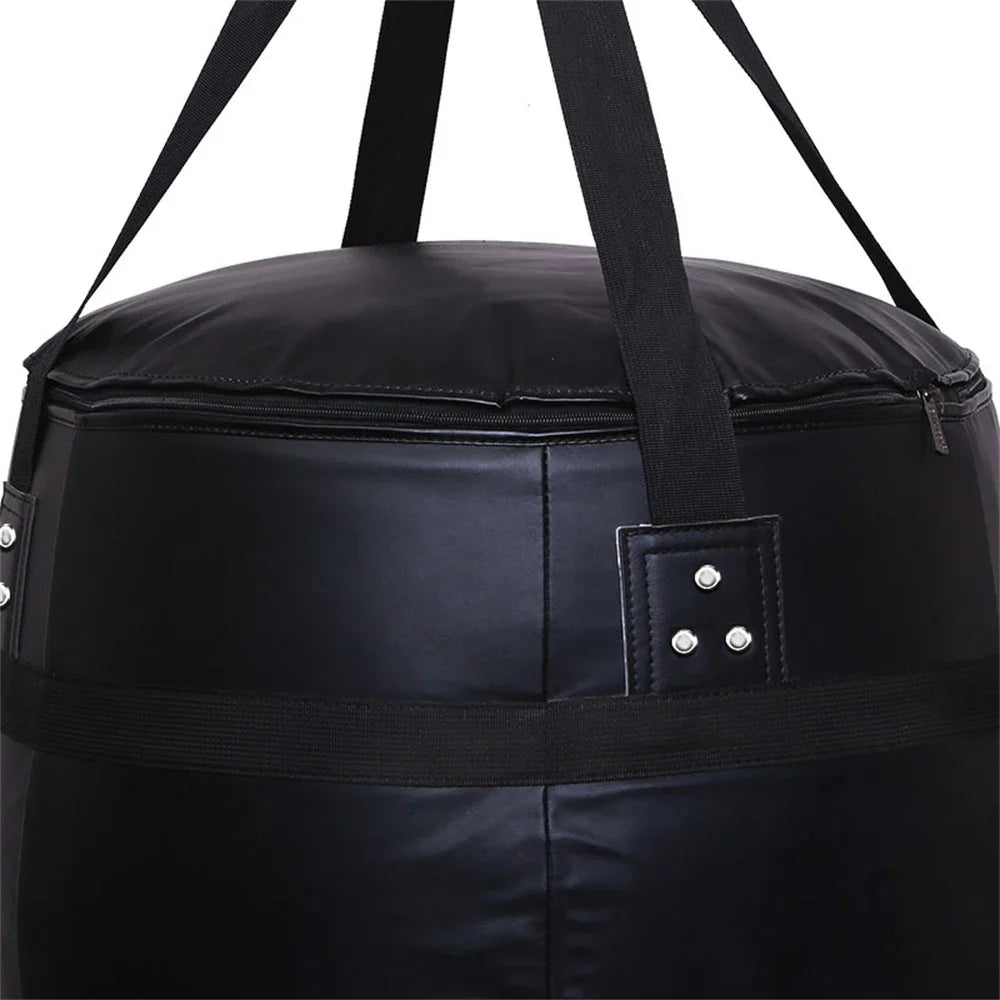 Multifunctional Bounce Back Sandbag for Martial Arts Resist-Hitting Boxing Bag with Metal Chain Hook Foldable Sports Equipment