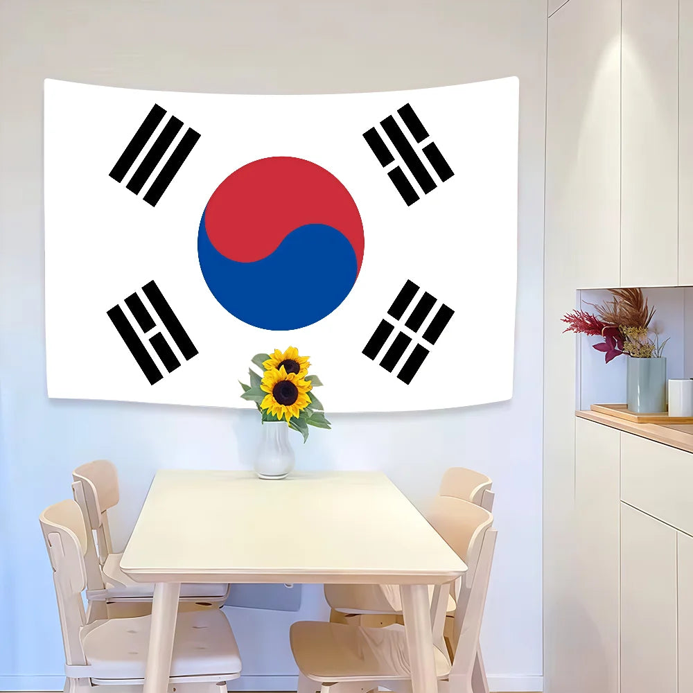 South Korea Flag flag Decoration Art Picnic Party Home Hanging Camping Outdoor Party Banner