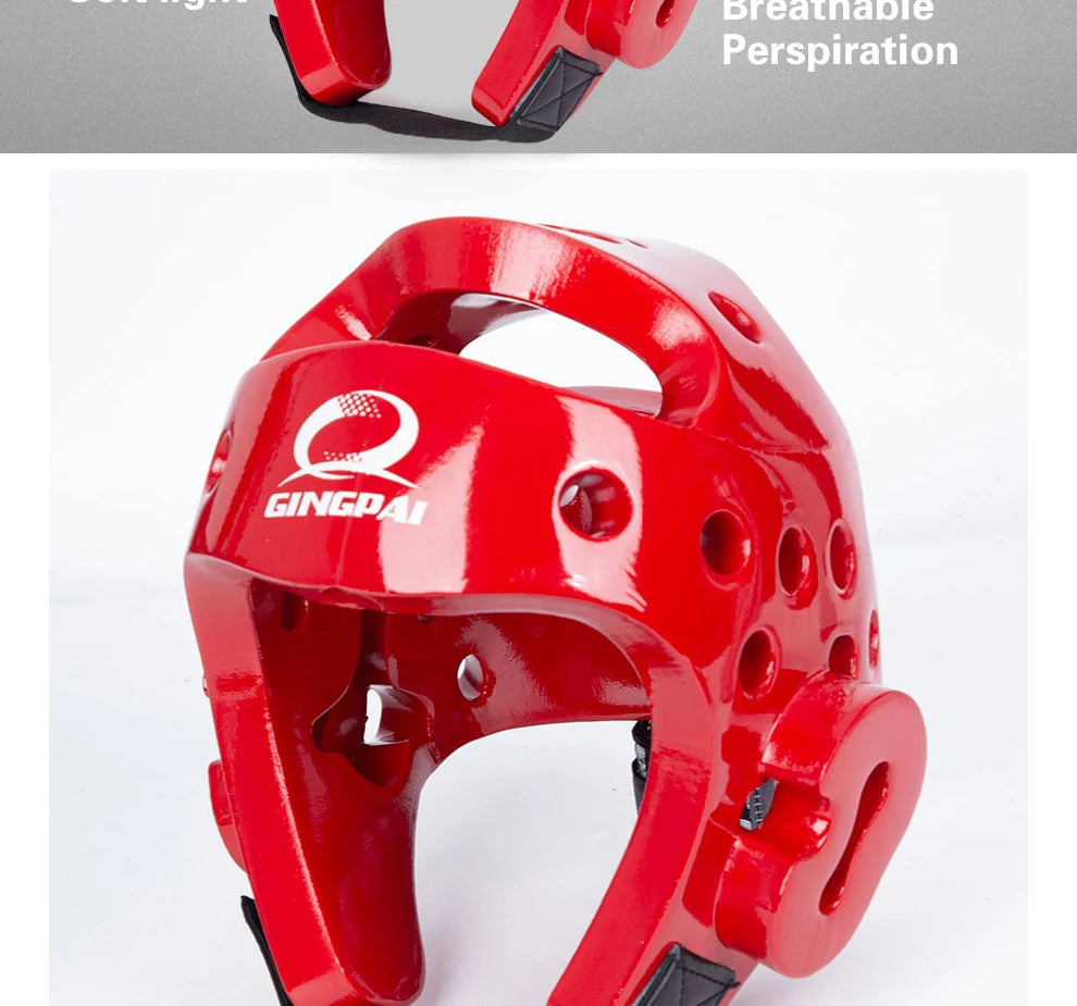Taekwondo Helmet Sanda Kick Boxing Head Guard Headgear Protector Sparring Gear Helmet Karate Muay Thai Taekwondo Head Protection