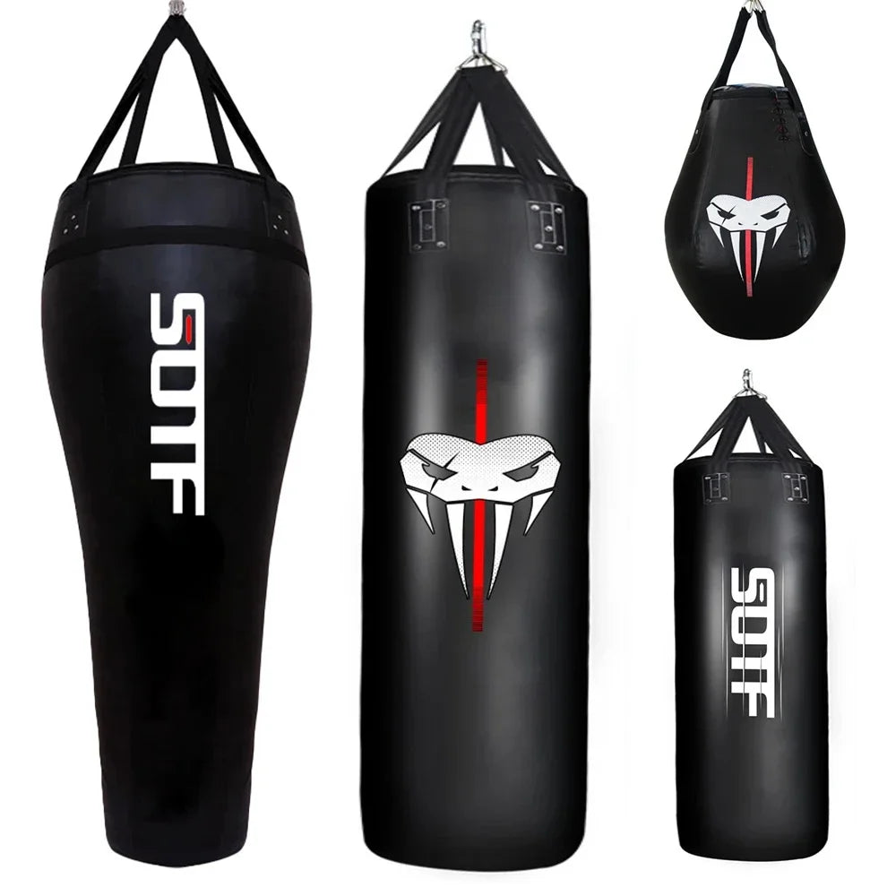 Multifunctional Bounce Back Sandbag for Martial Arts Resist-Hitting Boxing Bag with Metal Chain Hook Foldable Sports Equipment