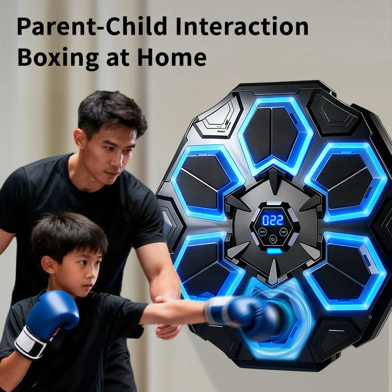 New Smart Bluetooth Music Boxing Machine Gloves Boxing Training Punching Bag Boxing Equipment Muay Thai Home Gym For Adults Kids
