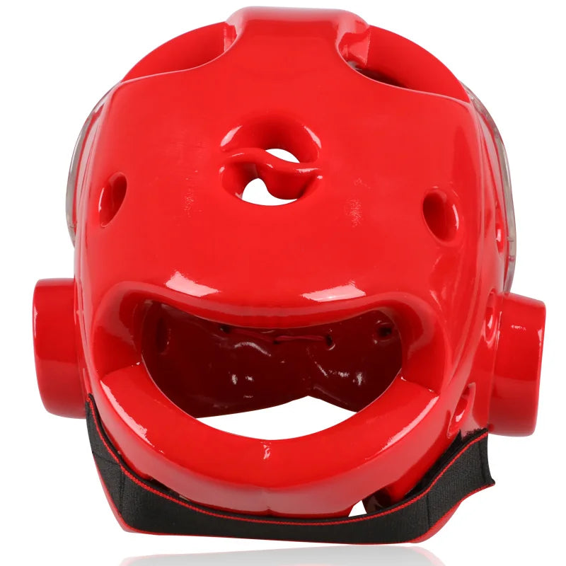 Full Face Head Guard Karate Helmet Taekwondo Headgear MMA Kick Boxing Head Protector Professional Training Helmets