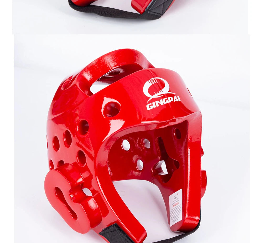 Taekwondo Helmet Sanda Kick Boxing Head Guard Headgear Protector Sparring Gear Helmet Karate Muay Thai Taekwondo Head Protection