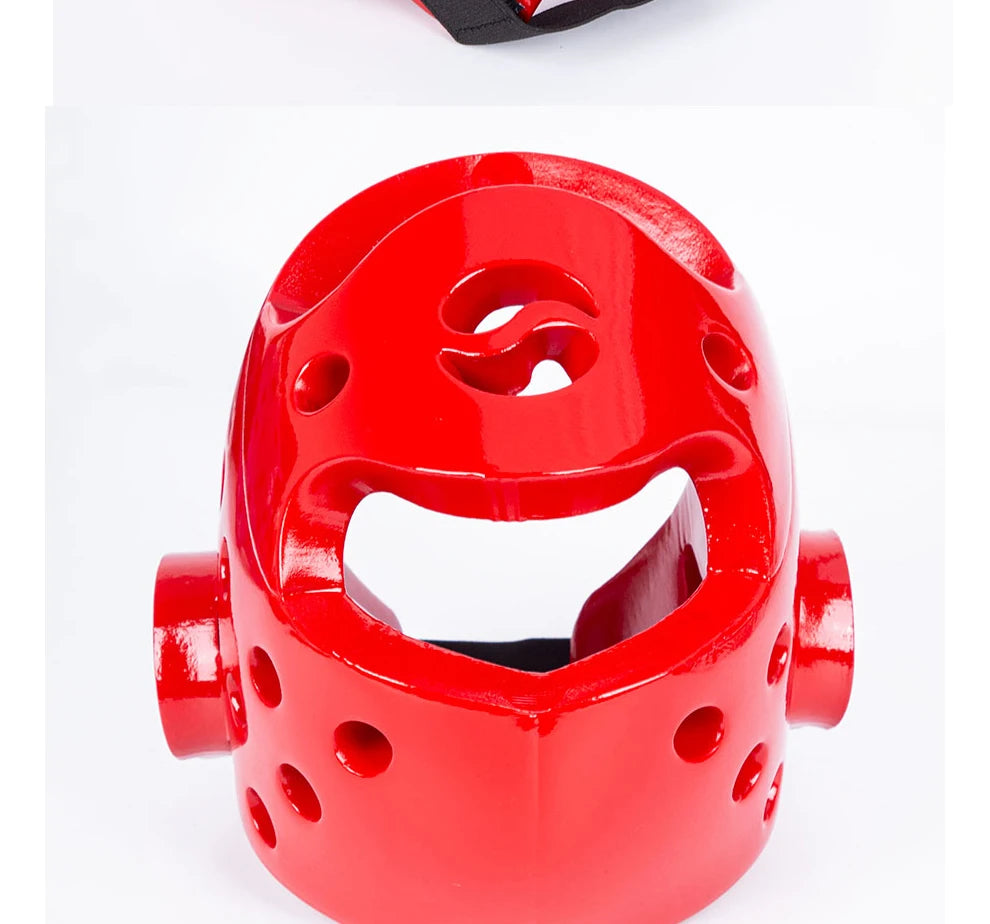 Taekwondo Helmet Sanda Kick Boxing Head Guard Headgear Protector Sparring Gear Helmet Karate Muay Thai Taekwondo Head Protection