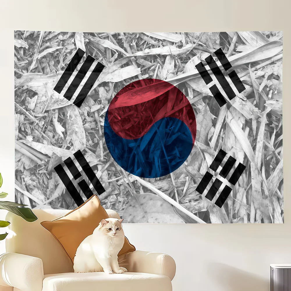 South Korea Flag flag Decoration Art Picnic Party Home Hanging Camping Outdoor Party Banner