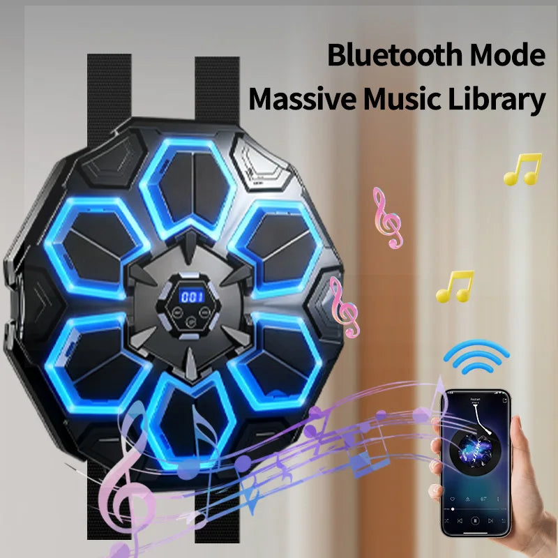 New Smart Bluetooth Music Boxing Machine Gloves Boxing Training Punching Bag Boxing Equipment Muay Thai Home Gym For Adults Kids