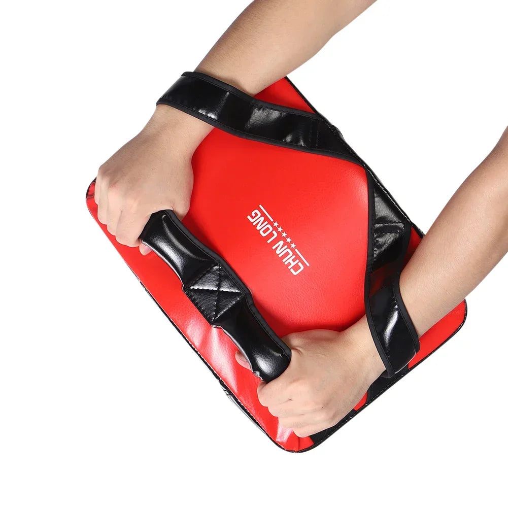PU Leather MMA Muay Thai Sanda Karate Foot Target Taekwondo Boxing Kicking Pad Thicken Fitness Punching Bag Boxing Target Mat