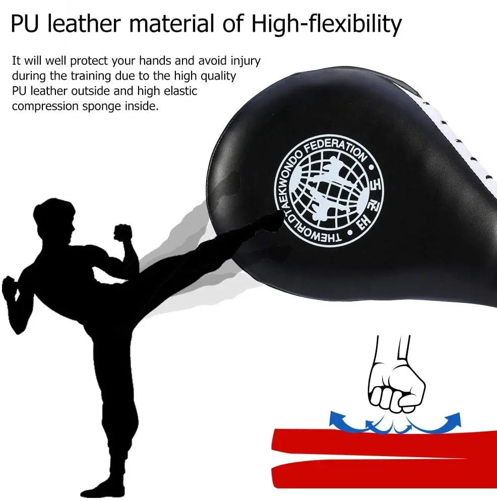 Children Taekwondo Kick Pad Target Karate Boxing Kids Training Practise Leather Hitting Target Safety Taekwondo Equipment