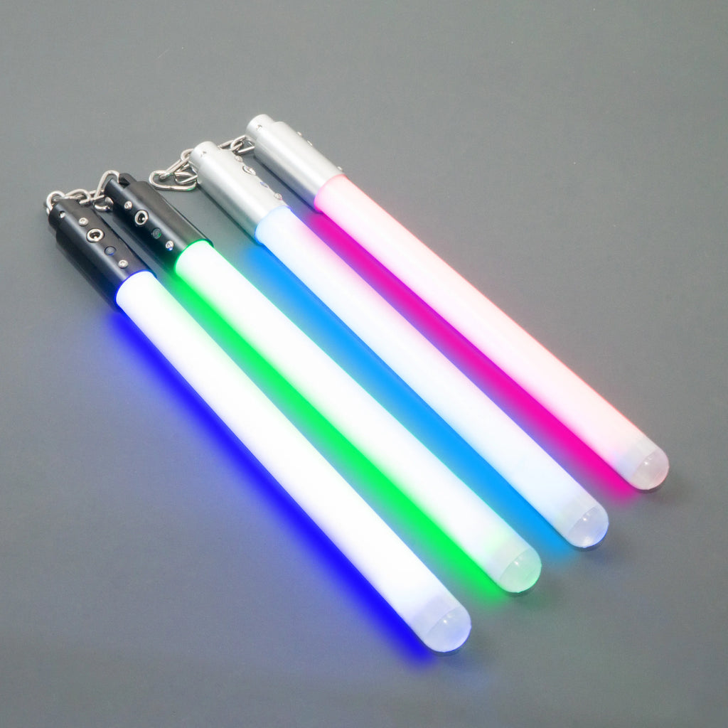 AKsabers Nunchakus Metal pixel Lightsabers 35cm Flashing light effect Length 11 color changes Heavy Dueling Cosplay Toy