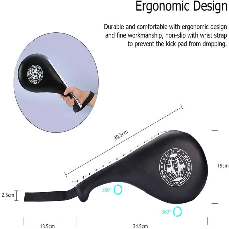 Children Taekwondo Kick Pad Target Karate Boxing Kids Training Practise Leather Hitting Target Safety Taekwondo Equipment
