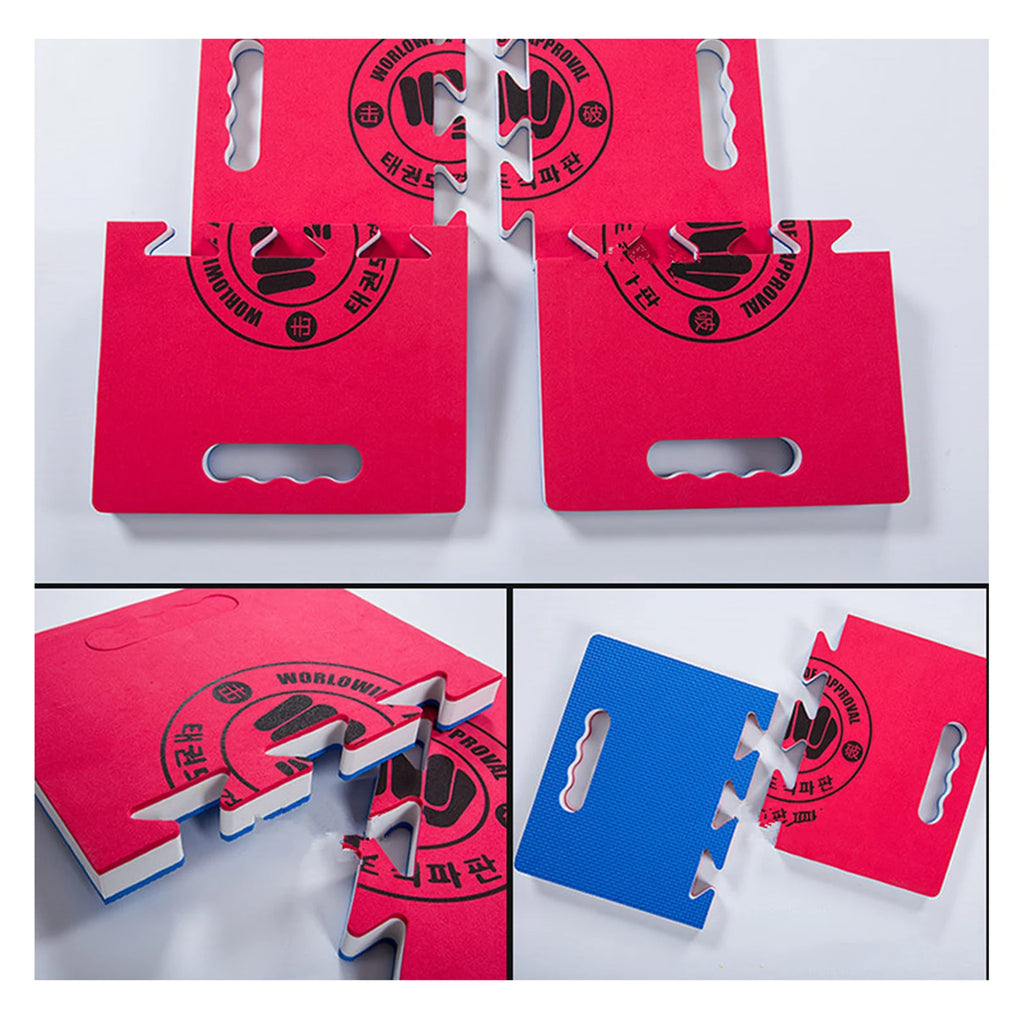 Taekwondo Breaking Board Martial Arts Equipment Boxing Equipment Rebreakable Punching Board with Handle Folding Taekwondo Board