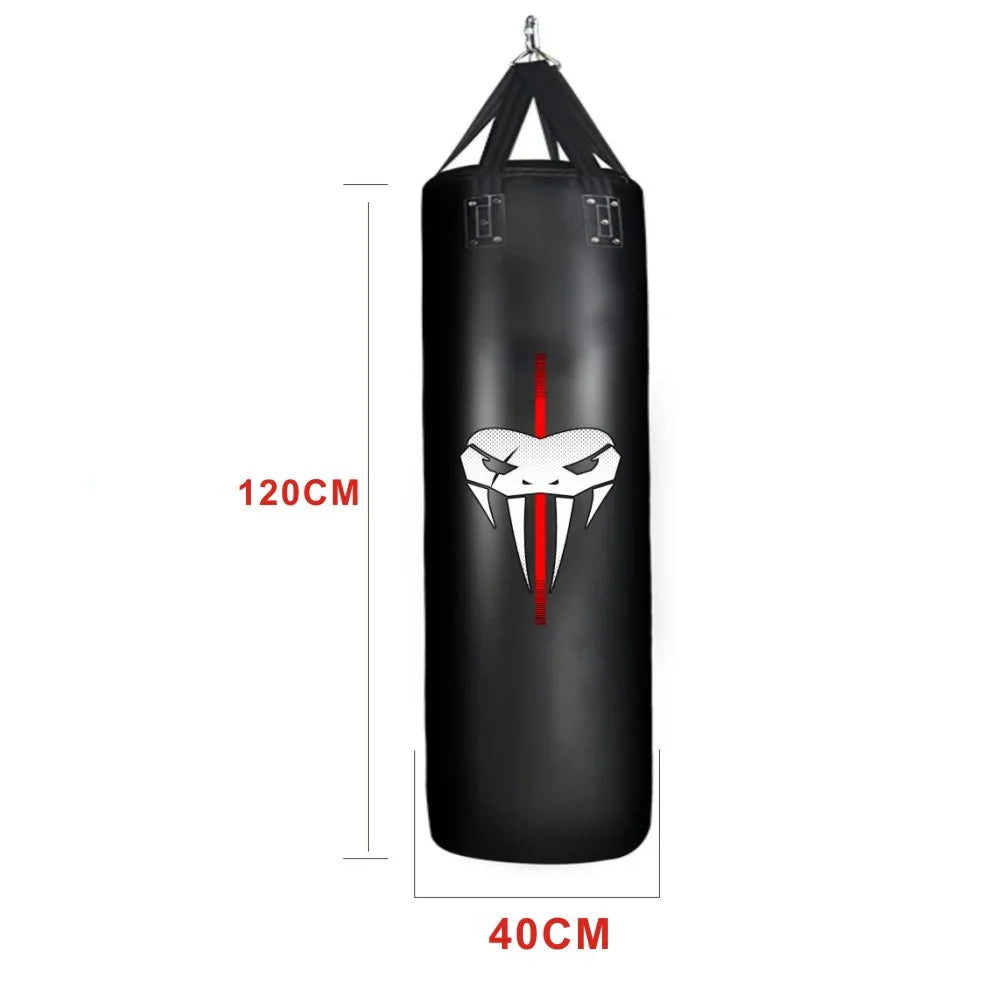 Multifunctional Bounce Back Sandbag for Martial Arts Resist-Hitting Boxing Bag with Metal Chain Hook Foldable Sports Equipment