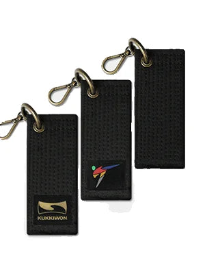 MOOTO Taekwondo Bla Belt Keychain Cusizable Embroidery Key Holder Personalized Gift Collectible Sport Martial Arts